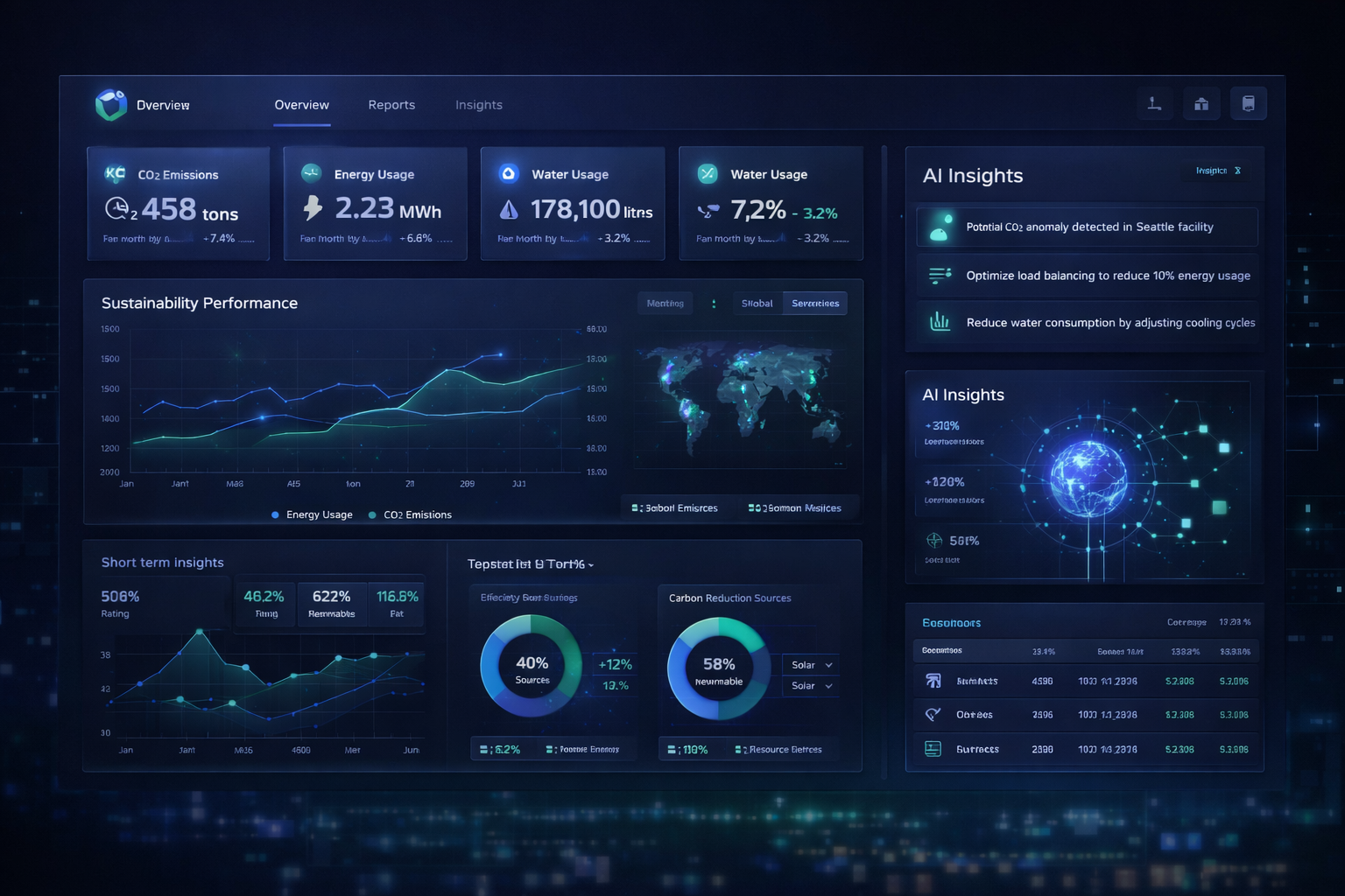 EcoSphere AI Dashboard