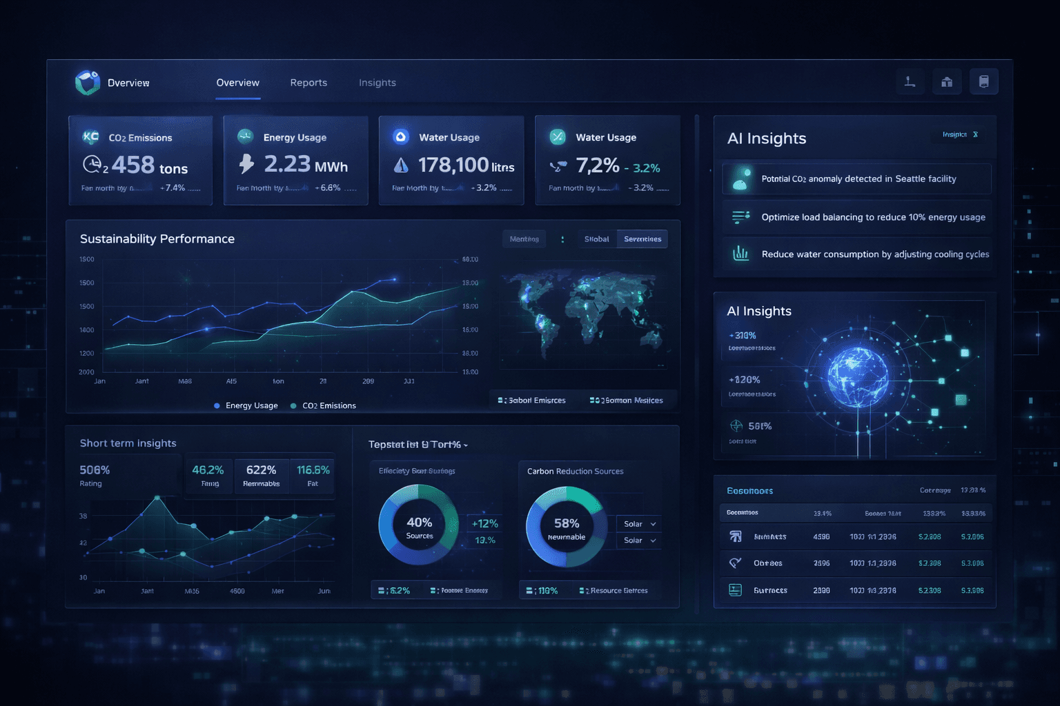 EcoSphere AI Dashboard